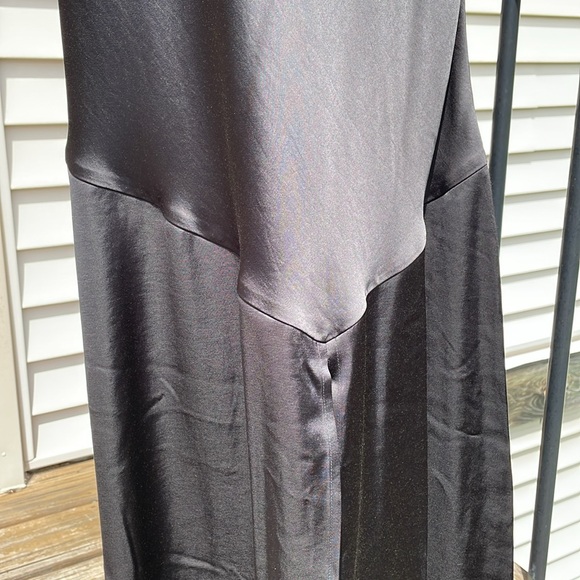 Gorgeous Black Satin Gown by Express - Picture 6 of 17